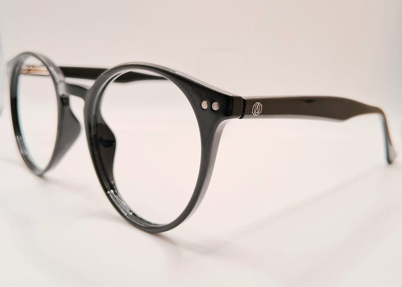 Óculos de Acetato Redondo Preto: Elegância e Durabilidade em Cada Detalhe